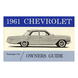 1961 OWNERS MANUAL (ea)