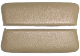 1962-63 ARM REST PADS, REAR, BEL AIR, FAWN