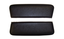 1962-64 ARM REST PADS, REAR, BEL AIR, BLACK