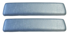 1962-64 ARM REST PADS, FRONT, BEL AIR, BLUE