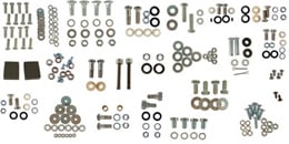 1962-64 CONVERTIBLE TOP BOLT KIT, 234 PCS.