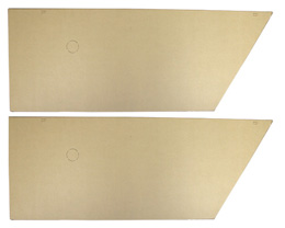 1962-64 INTERIOR QUARTER BOARD, IMPALA 2 DR. HT