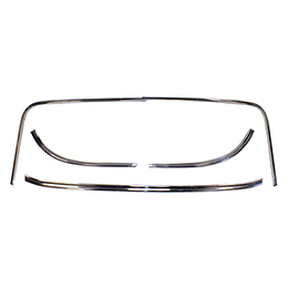 1962-1964 EXTERIOR REAR GLASS MOULDING, 2 DR HT