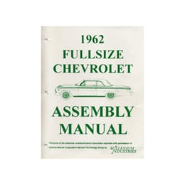 1962 ASSEMBLY MANUAL