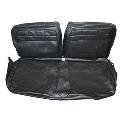 1962 SEAT COVER, FRONT, VINYL BENCH, REPLACEMENT, IMPALA, BLACK