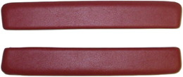 1963-64 ARM REST PADS, RED