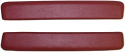 1963-64 ARM REST PADS, RED