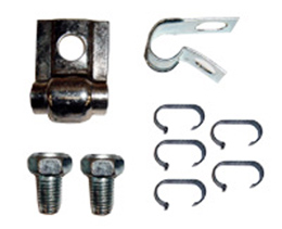 1963-64 GAS RETURN LINE CLIPS (set)