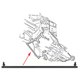 1963-69 LOWER KICKDOWN ROD, POWERGLIDE