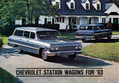 1963 COLOR SALES BROCHURE WAGON (ea)