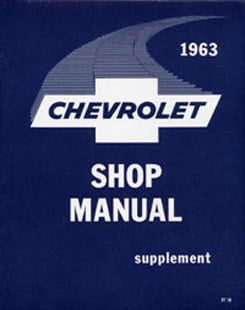 1963 SHOP MANUAL SUPPLEMENT