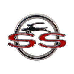 1963 CONSOLE EMBLEM, "SS"