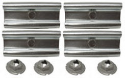 1964 QUARTER MOULDING CLIPS, "C", IMPALA