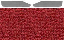 1964 DOOR PANEL CARPET, IMPALA SS, RED