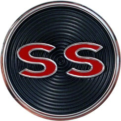 1964 DOOR PANEL EMBLEM, "SS"