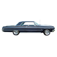 1964 SIDE MOULDING KIT, 2 DR, IMPALA