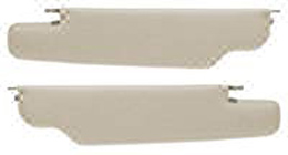 64 SUNVISORS, CONV, LIGHT FAWN