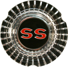 1964 WHEEL COVER EMBLEM, "SS"