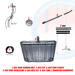 1965-66 GAS TANK KIT ALL