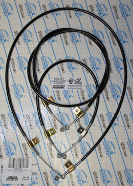 1965-66 HEATER CONTROL CABLES W/FACT AIR