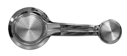 1965-66 WINDOW CRANK HANDLE, CHROME KNOB