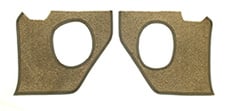 1965-66 KICK PANEL CARPET, FAWN