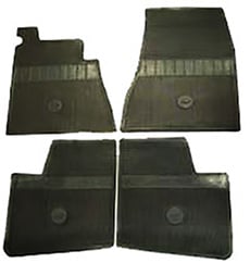 1965-66 ORIGINAL FLOOR MATS, BLACK