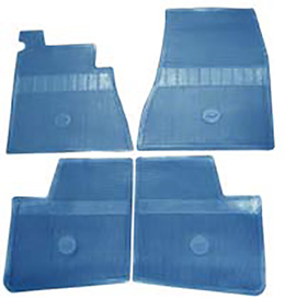 1965-66 ORIGINAL FLOOR MATS, BLUE