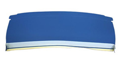 1965-66 REAR DECK SHELF, 2DR HT, BRIGHT BLUE