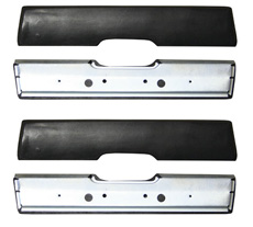 1965-67 ARM REST PADS, FRONT, 2 DOOR HT, CONV., 4 DOOR FRONT (UNCOVERED)