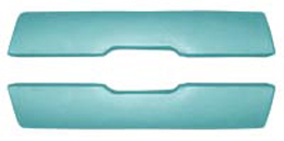 1965-67 ARM REST PADS, AQUA