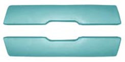 1965-67 ARM REST PADS, AQUA