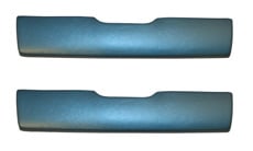 1966-67 ARM REST PADS, BRIGHT BLUE