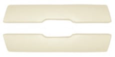 1965-67 ARM REST PADS, OFF-WHITE