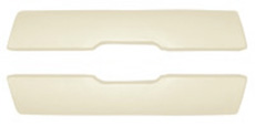 1965-67 ARM REST PADS, OFF-WHITE