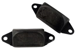 1965-70 REAR AXLE BUMPERS (pr)