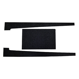 1965-69 CONSOLE CARPET, BLACK