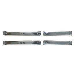 1965-70 DOOR SILL PLATES, 4 DR W/SCREWS