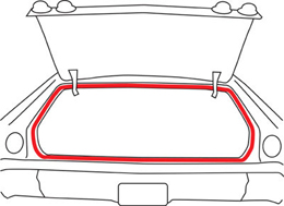 1965-76 TRUNK WEATHERSTRIP