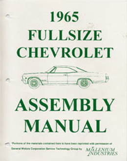 1965 ASSEMBLY MANUAL (ea)