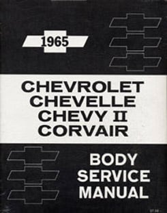 1965 FISHER BODY MANUAL (ea)