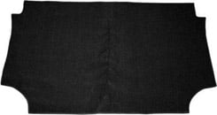 1965 CARPET TRUNK MAT, HARDTOP NO LOGO, BLACK (ea)