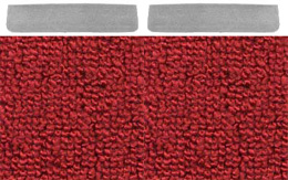 1965 DOOR PANEL CARPET, IMPALA SS, RED