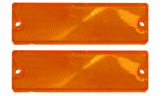 1965 PARKING LIGHT LENS AMBER