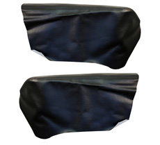 1965 REAR ARM REST COVERS, CONV, IMPALA , BLACK