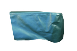 1965 REAR ARM REST COVERS, 2DR HT,IMPALA,  AQUA