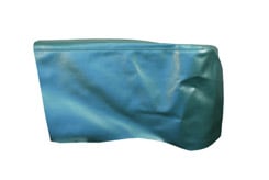 1965 REAR ARM REST COVERS, 2DR HT,IMPALA,  AQUA