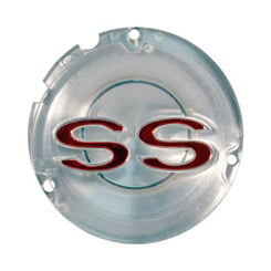 1965 CONSOLE EMBLEM, "SS"