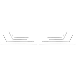 1965 SS DOOR PANEL MOULDING, FRONT DOOR & REAR SIDE PANEL, HARDTOP