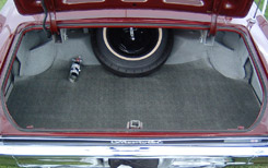 1965 TRUNK MAT, HT & SEDAN (crowesfeet) (ea)